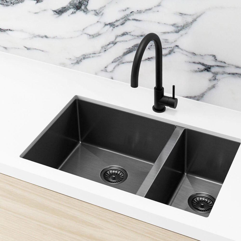 Matte Black Gun Metal Stainless Steel Kitchen Sinks By Lavello